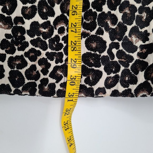 Women's Forever 21‎ Jacket Sz Small Leopard Animal Print Textured 3/4 Sleeve - Picture 8 of 11